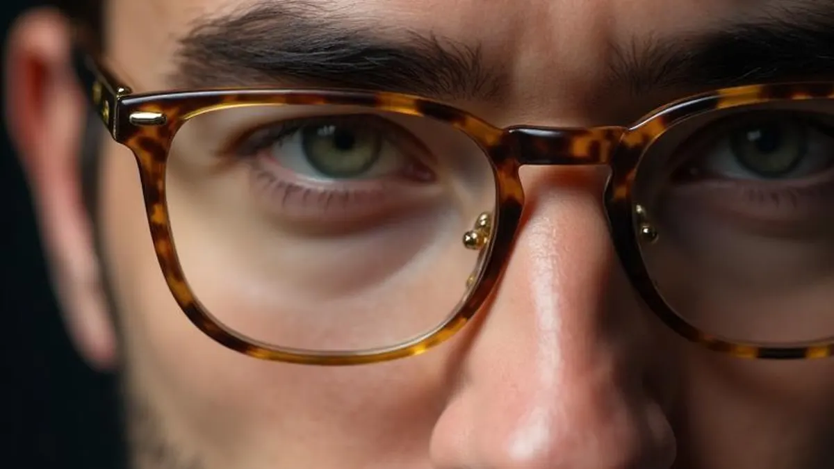 Monture de lunettes de vue pour homme